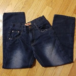 BUNDLE & SAVE! Boys sz 12 soft dark denim jeans